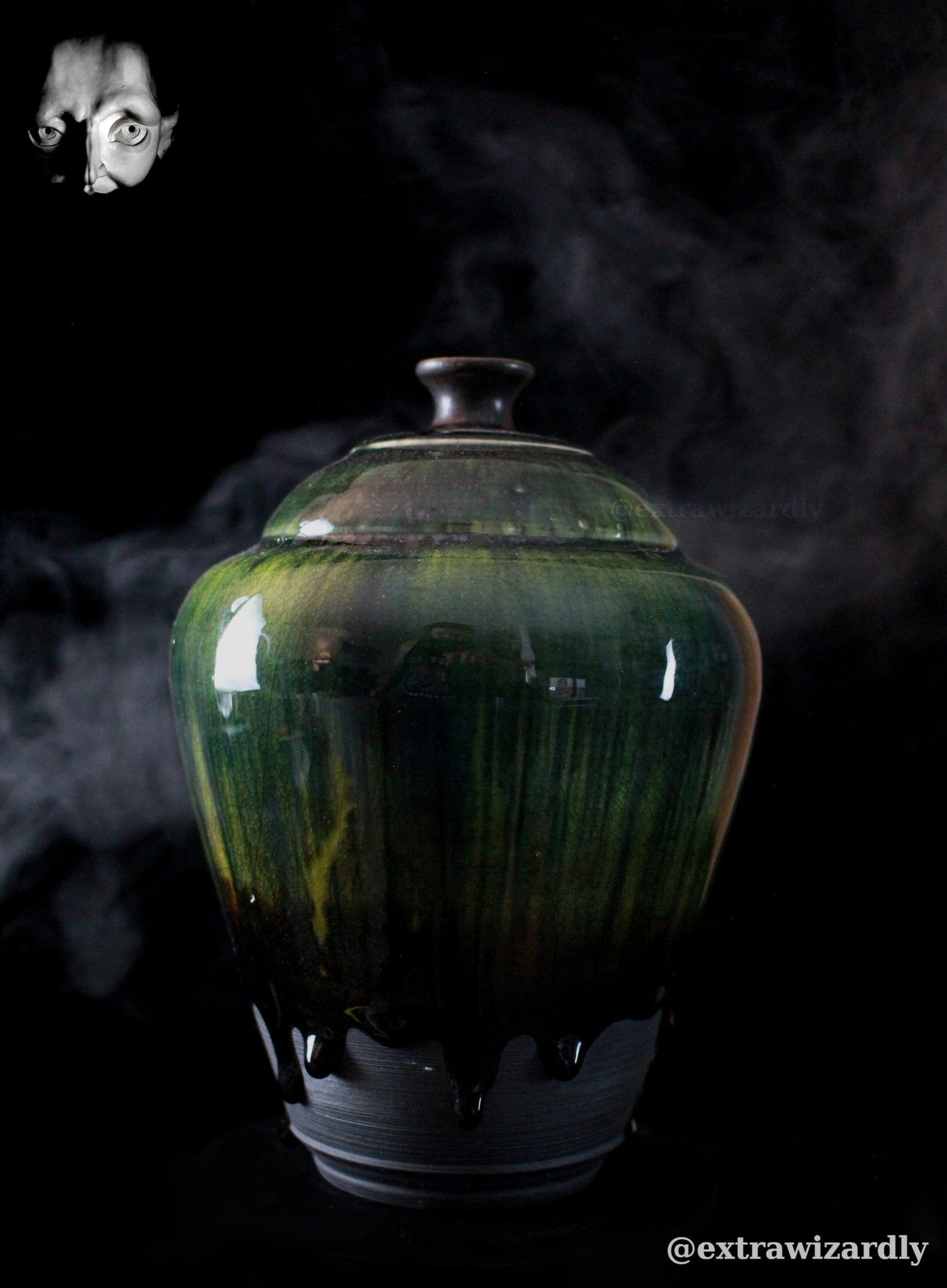 Ceramic Phylactery (Floral Variant)